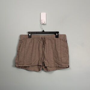 Patagonia Island Women's Size Large Hemp Cotton Blend Taupe Lightweight Shorts
